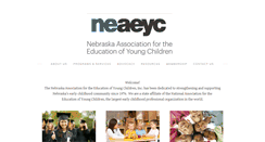 Desktop Screenshot of nebraskaaeyc.org